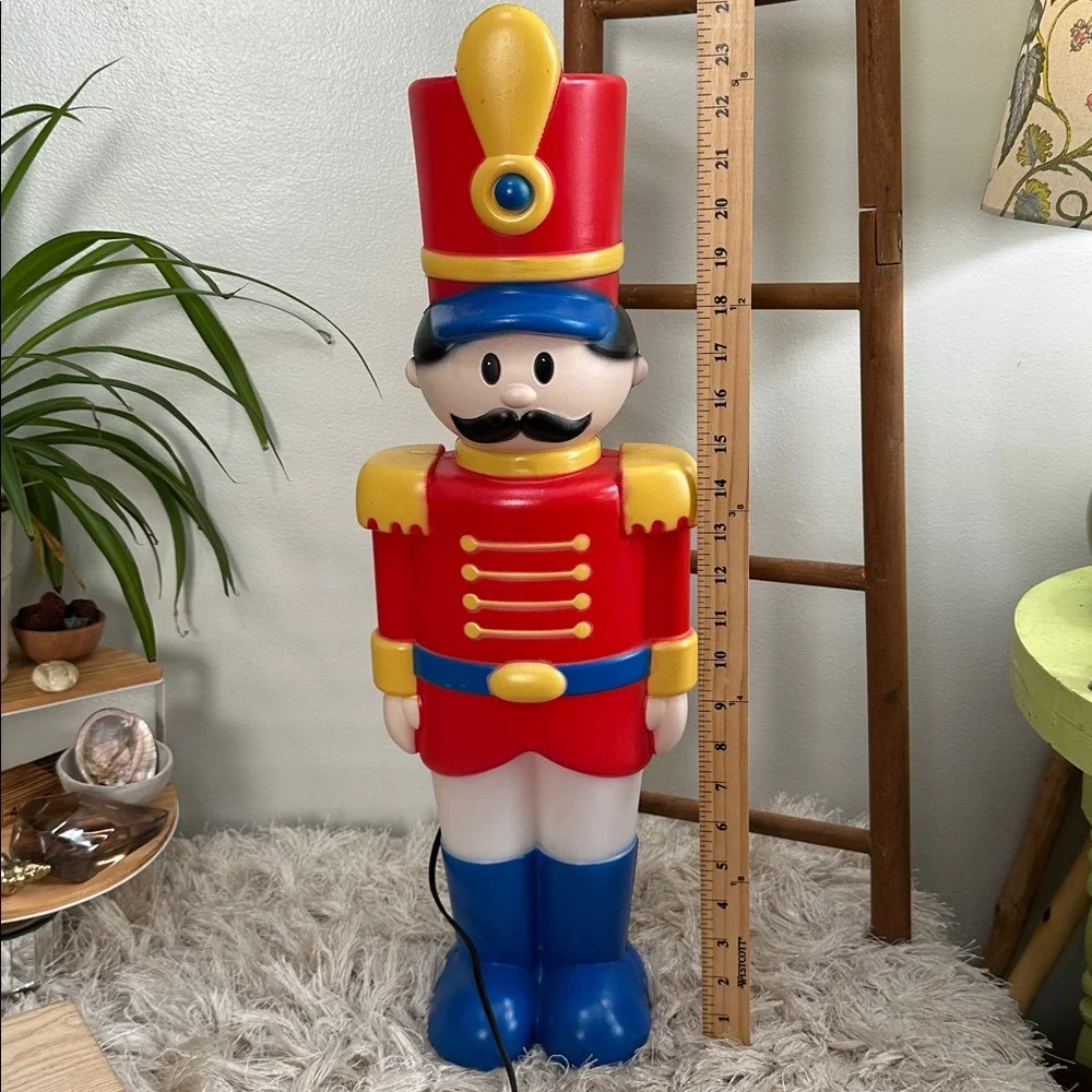 Toy Soldier‎ Christmas Lighted Plastic Outdoor Holiday Decor 24” Tall